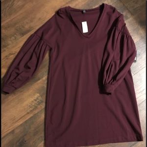 Brand new Express wine colored dress